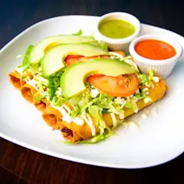 Sausage and Potato Flauta.