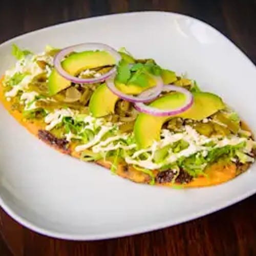 Grilled Shrimp Huarache.