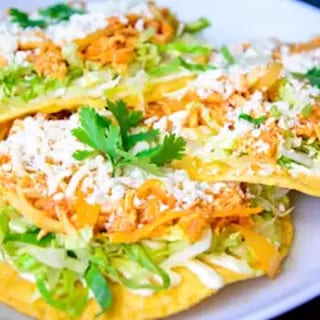 Spicy Pork Tostadas