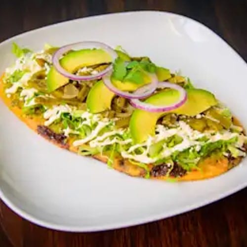 Mexican Sausage Huarache.